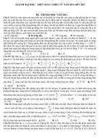 trắc nghiệm điện xoay chiều ôn thi tốt nghiệp Lý giải chi tiết
