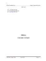 Đồ án tốt nghiệp Công trình thủy lợi
