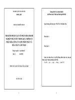 LKT-Hoàng Thị Hồng Đoan-Thi hành pháp luật cổ phần hóa doanh nghiệp nhà nước trong quá trình cổ phần hóa công ty supe phốt phát và hóa chất Lâm Thao