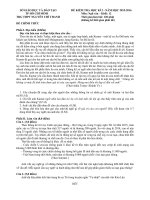 Đề thi học kì 2 môn Ngữ văn lớp 12 trường THPT Nguyễn Chí Thanh, TP. Hồ Chí Minh năm học 2015  2016 