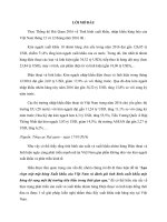 Lựa chọn một mặt hàng Xuất khẩu của Việt Nam và đánh giá tình hình xuất khẩu mặt hàng đó sang một thị trường tiêu biểu trong thời gian qua