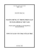 LHS_Nguyễn Nhật Lệ_nguồn chứng cứ trong pháp luật tố tụng hình sự việt nam