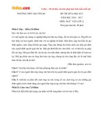 Đề thi giữa học kì 2 môn Ngữ văn lớp 12 trường THPT Nguyễn Du, Đăk Nông năm học 2016  2017 