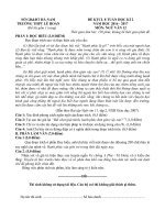 Đề thi giữa học kì 2 môn Ngữ văn lớp 12 trường THPT Lê Hoàn, Hà Nam năm học 2016  2017 