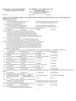 de thi hoc ky 2 mon tieng anh lop 12 co ban truong thpt trung vuong binh dinh nam hoc 2011 2012 