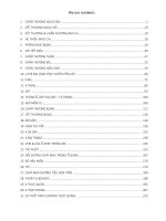 Đề cương ngoại đại học Y Hà Nội