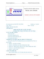 Thiết Kế Hồ Chứa Nước Núi Một Tại Xã Phước Dinh , Huyện Ninh Phước, Tỉnh Ninh Thuận (Kèm Bản Vẽ Cad)