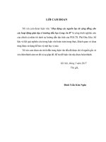 Huy động các nguồn lực từ cộng đồng cho các hoạt động giáo dục ở trường tiểu học long an b 