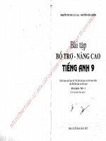 BÀI tập bổ TRỢ   NÂNG CAO TIẾNG ANH 9    NGUYỄN THỊ CHI