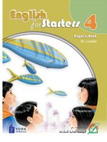 English for starter 4 students book
