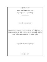 Tranh tụng trong tố tụng hình sự việt nam và tố tụng hình sự hợp chủng quốc hoa kỳ những đặc điểm tương đồng và khác biệt 
