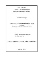 Thực hiện chính sách bảo hiểm thất nghiệp từ thực tiễn tỉnh bình dương (tóm tắt)