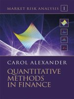 Carol quantitative methods in finance