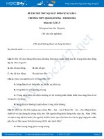 Đề thi thử THPT QG 2017 môn Vật Lý trường THPT Quãng Xương Thanh Hóa