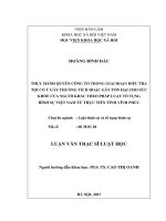 hực hành quyền công tố trong giai đoạn điều tra tội cố ý gây thương tích hoặc gây tổn hại cho sức khỏe của người khác theo pháp luật tố tụng hình sự việt nam từ thực tiễn tỉnh vĩnh phúc