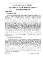 skkn một số BIỆN PHÁP QUẢN lí NHÓM lớp CHO GIÁO VIÊN TRONG TRƯỜNG mẫu GIÁO