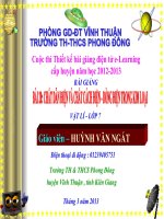 Bài Giảng Chất Dẫn Điện Và Chất Cách Điện - Dòng Điện Trong Kim Loại