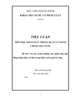 trinh bay kiem soat doi voi quan ly cong o viet nam