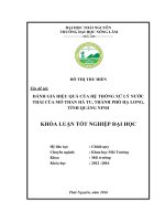Đánh giá hiệu quả của hệ thống xử lý nước thải của mỏ than hà tu   thành phố hạ long   tỉnh quảng ninh