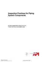 03  API RP 574 3rd ed  nov  2009   inspection practices for piping system components
