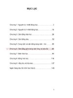 BÀI tập hóa lý có lời giải