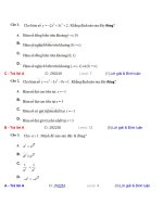 Đề thi thử THPTQG môn toán đề số 5