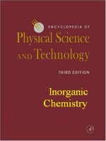 Encyclopedia of physical science and technology   inorganic chemistry 