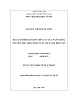 Bảo lãnh để bảo đảm tiền vay của ngân hàng thương mại theo pháp luật hiện nay