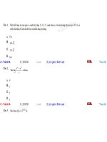 Đề thi thử THPTQG môn toán đề số 6