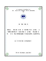 Đo lường mức độ cảm nhận của người tiêu dùng về giá trị của thương hiệu nước uống tinh khiết sài gòn   sapuwa 