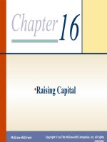 Fundamentals of coroprate finance 7th ross westerfield  CH16 
