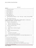 ĐỒ ÁN THÔNG TIN MÔI TRƯỜNG: ĐÁNH GIÁ HIỆN TRẠNG QUẢN LÝ MÔI TRƯỜNG NƯỚC Ở LÀNG NGHỀ GỐM BÁT TRÀNG – GIA LÂM – HÀ NỘI