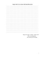 Nghiên cứu đặc điểm kết cấu và quy trình kiểm tra, sửa chữa nhóm piston – thanh truyền và các bộ phận tĩnh trên động cơ D6DA xe HYUNDAI