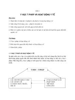 BÀI 2 y học tư PHÁP và HOẠT ĐỘNG y tế 