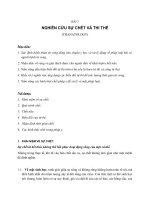 BÀI 3 NGHIÊN cứu sự CHẾT và THI THỂ 