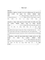 Luận văn quản lý nhà nước về bảo vệ công trình thủy lợi từ thực tiễn tỉnh quảng nam 