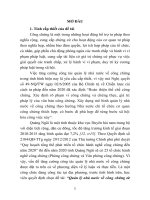 Quản lý nhà nước về công chứng từ thực tiễn tỉnh quảng ngãi (tóm tắt)