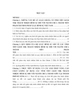 Luận văn Các tình tiết giảm nhẹ trách nhiệm hình sự đối với người chưa thành niên phạm tội theo pháp luật hình sự Việt Nam từ thực tiển thành phố Đà Nẵng