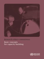 Basic concepts for capacity building WHO