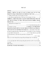 Luận văn Các tội phạm về cờ bạc theo pháp luật Hình sự Việt Nam từ thực tiễn quận Hai Bà Trưng, thành phố Hà Nội