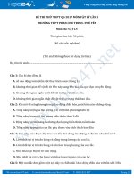 Đề thi thử THPT QG 2017 môn Vật Lý lần 1 trường Phan Chu Trinh Phú Yên có đáp án