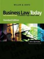 BUsiness law today 9th standard edition MIller and jentz 