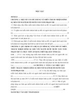 Luận văn miễn trách nhiệm hình sự đối với người dưới mười tám tuổi phạm tội theo pháp luật hình sự việt nam từ thực tiễn tỉnh gia lai 