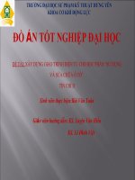 XÂY DỰNG GIÁO TRÌNH ĐIỆN TỬ CHO HỌC PHẦN “SỬ DỤNG VÀ SỬA CHỮA Ô TÔ