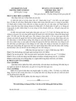 Đề thi giữa học kì 2 môn Ngữ văn lớp 12 trường THPT Lê Hoàn, Hà Nam năm học 2016  2017 