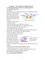 CHƯƠNG 3 CÔNG NGHỆ CHẾ TẠO PHÔI BẰNG HÀN