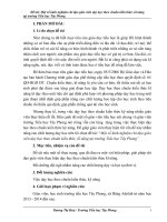 skkn một số kinh nghiệm chỉ đạo giáo viên dạy học theo chuẩn kiến thức, kĩ năng  