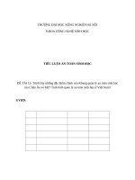 Trình bày những đặc điểm chính của khung quản lý‎ an toàn sinh học của châu âu và mỹ tình hình quản lý an toàn sinh học ở việt nam 