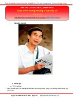 Luyện thi tốt nghiệp  Cao đẳng đại học Môn Văn: Đàn ghi ta của lorca