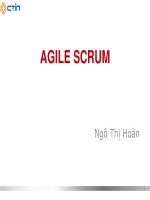 Slide giới thiệu về agile scrum